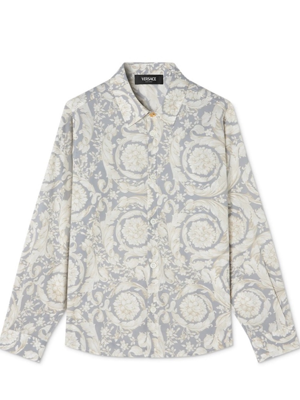 Versace Baroque Button-Down Shirt 14Y Kids or XXS Men. Please check measurements